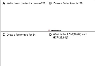 LCM and HCF